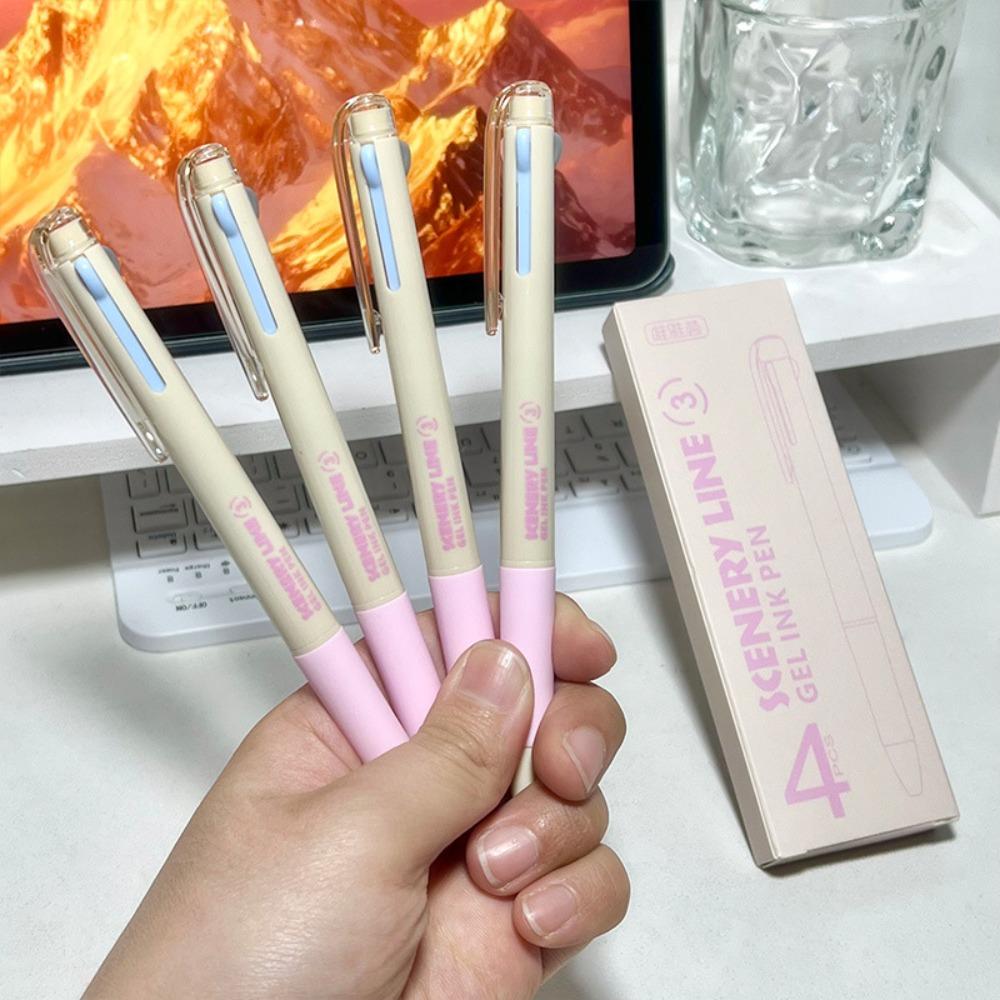 12pcs Smooth Writing 4-in-1 Gel Pen Red/Black/Blue/Green Ink Quick Drying Ballpoint Pen 0.5mm ST Tip Wriitng Pen School Supplies
12pcs Smooth Writing 4-in-1 Gel Pen Red/Black/Blue/Green Ink Quick Drying Ballpoint Pen 0.5mm ST Tip Wriitng Pen School Supplies
