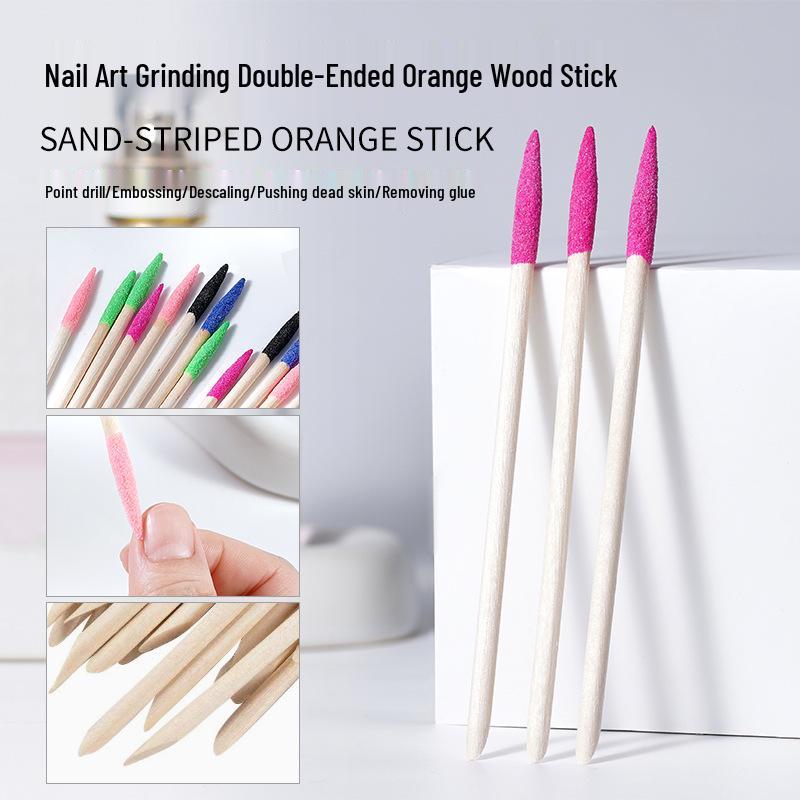 Dual-Ended Wooden Nail Art Stick: Sanding & Frosted Point for Multi-Functional Use
Dual-Ended Wooden Nail Art Stick: Sanding & Frosted Point for Multi-Functional Use