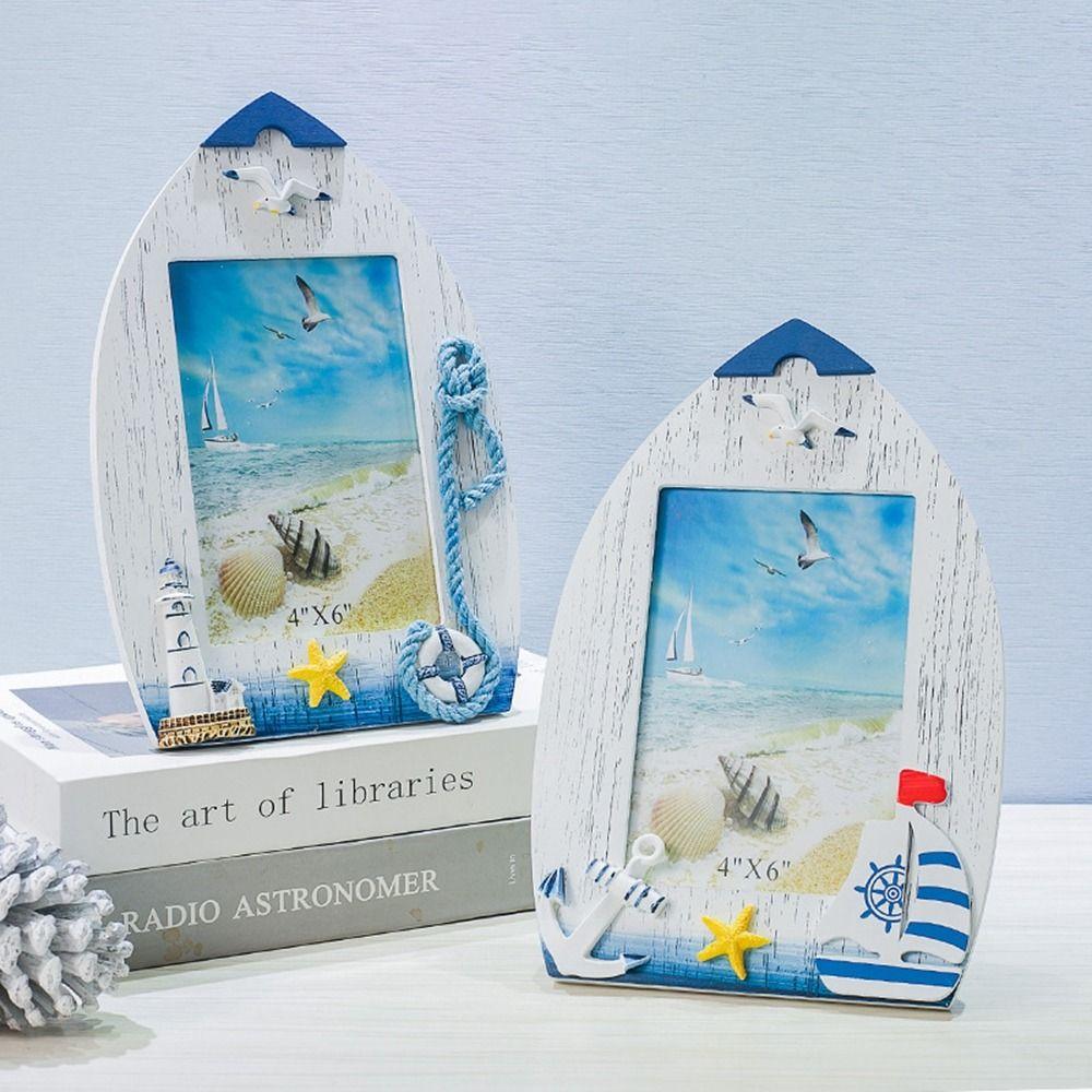 Mediterranean Marine Frame Ornaments Marine Style Shell Wooden Frame Ocean Photo Frame Office style 2
Mediterranean Marine Frame Ornaments Marine Style Shell Wooden Frame Ocean Photo Frame Office style 2