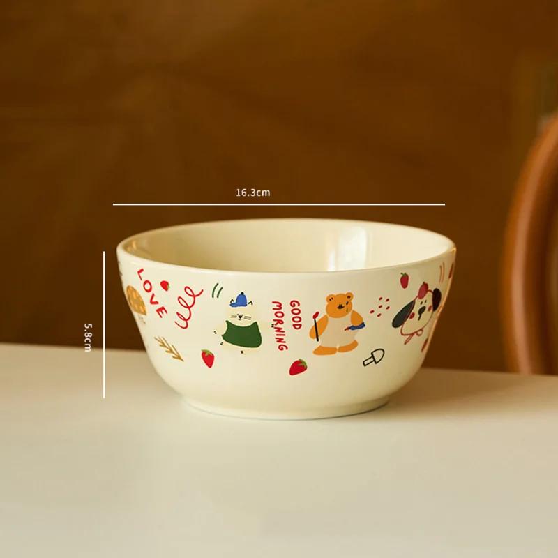 Милые мультяшные керамические миски для элитного ресторана, изысканные салатницы, десертницы, изысканные блюда, обеденные тарелки, изысканная столовая посуда
Милые мультяшные керамические миски для элитного ресторана, изысканные салатницы, десертницы, изысканные блюда, обеденные тарелки, изысканная столовая посуда