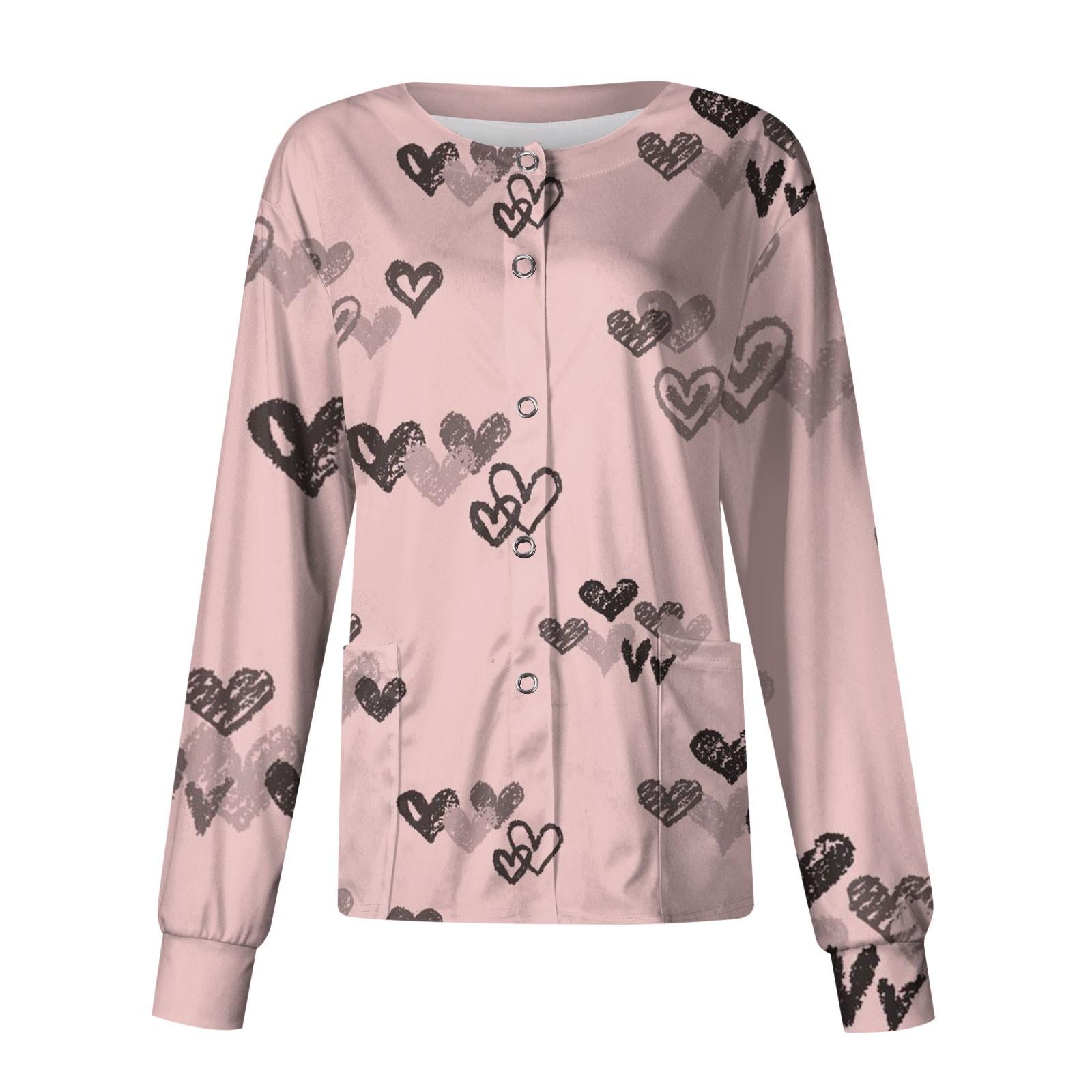 Женский повседневный однобортный однобортный костюм с длинными рукавами и принтом на День святого Валентина, топ-кардиган XL розовый
Женский повседневный однобортный однобортный костюм с длинными рукавами и принтом на День святого Валентина, топ-кардиган XL розовый