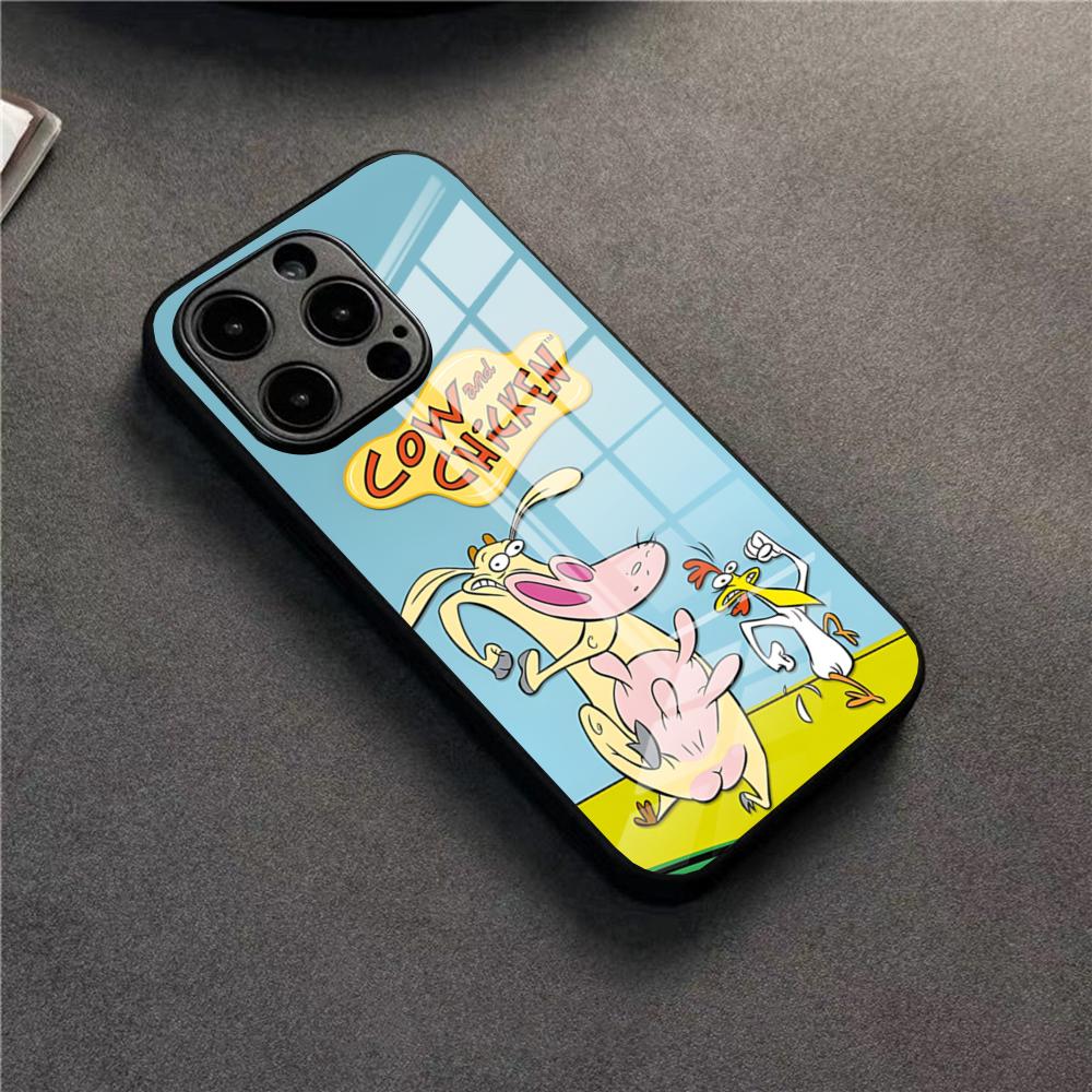 Cartoon Cow And Chicken Phone Case For 17 Pro Max IPhone 16 Pro 14 12 11 13 Mini X XR XS 15 Plus SE Glass Cover iPhone15 Pro
Cartoon Cow And Chicken Phone Case For 17 Pro Max IPhone 16 Pro 14 12 11 13 Mini X XR XS 15 Plus SE Glass Cover iPhone15 Pro
