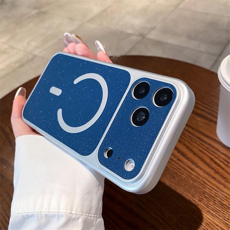 Magnetic Glitter iPhone 17 Case with Leather Texture & AI Button, Compatible with iPhone 16, 15, 13. 15 Pro
Magnetic Glitter iPhone 17 Case with Leather Texture & AI Button, Compatible with iPhone 16, 15, 13. 15 Pro