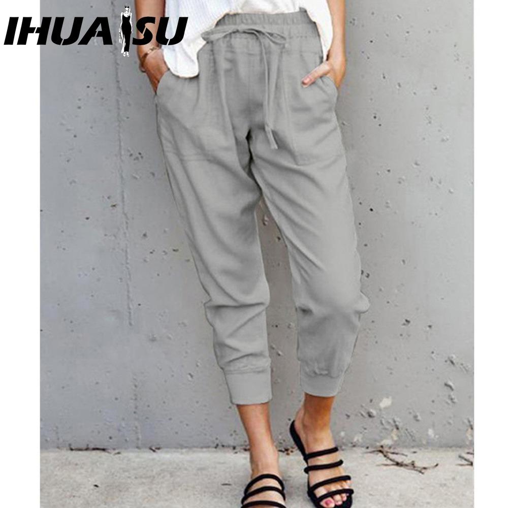 IHUASU Summer Women Loose Plus Size Solid Color Simple Lace Up Slim Casual Nine Point Slimming Trousers XXXXXL светло-серый
IHUASU Summer Women Loose Plus Size Solid Color Simple Lace Up Slim Casual Nine Point Slimming Trousers XXXXXL светло-серый