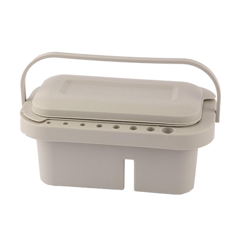 Art Paint Brush Basin Brush Tub with Lid, Palettes & 16 Hole Brush Holder, 3 in 1 Artist Paint Brush Washer Cleaner Pots сірий
Art Paint Brush Basin Brush Tub with Lid, Palettes & 16 Hole Brush Holder, 3 in 1 Artist Paint Brush Washer Cleaner Pots сірий