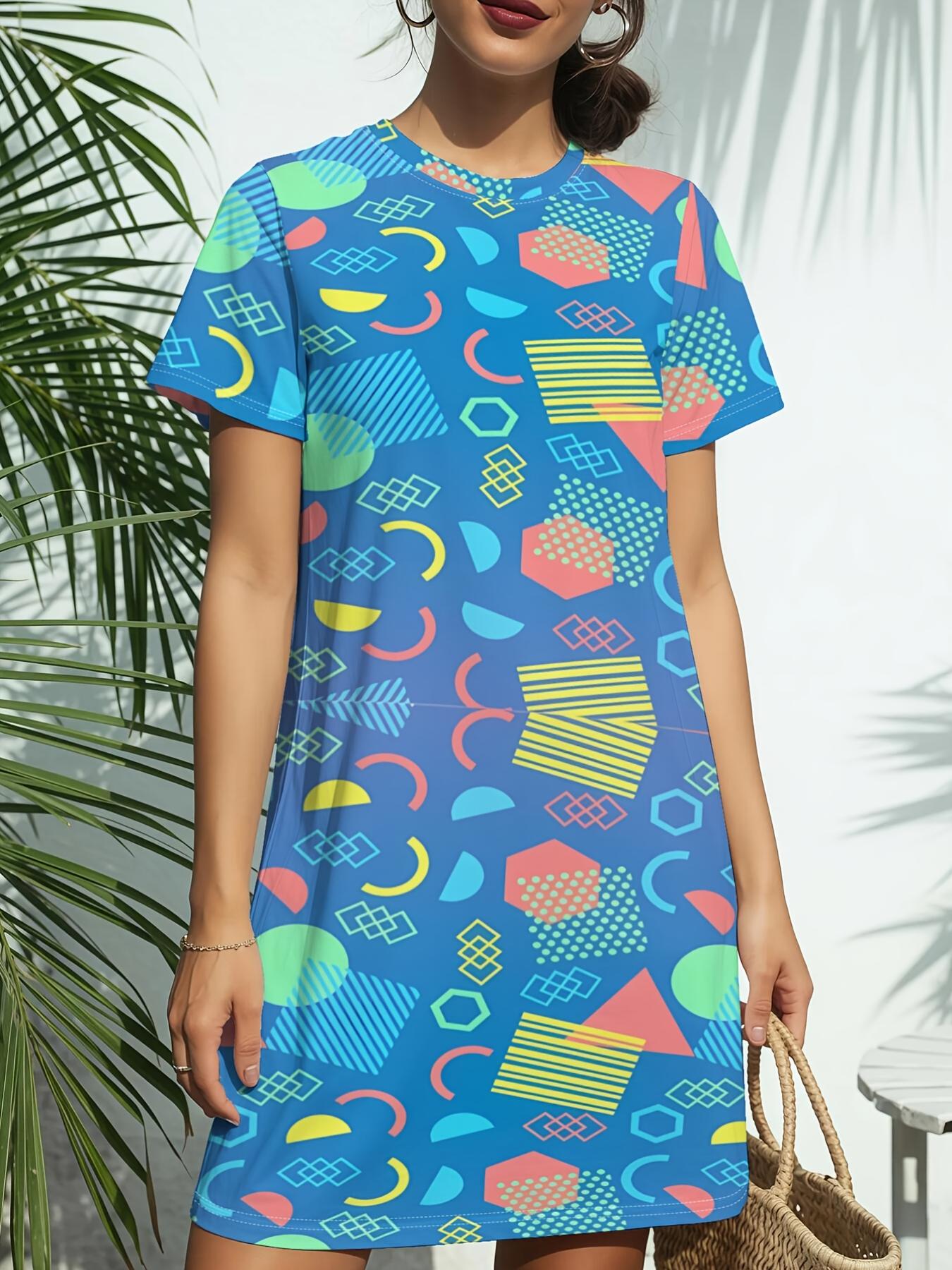 Short Sleeve Crew Neck Dress for Women. Featuring a Trendy American Digital Print. Ideal for Casual Wear in Spring And Summer. This Elegant And Stls S дубильная кора
Short Sleeve Crew Neck Dress for Women. Featuring a Trendy American Digital Print. Ideal for Casual Wear in Spring And Summer. This Elegant And Stls S дубильная кора