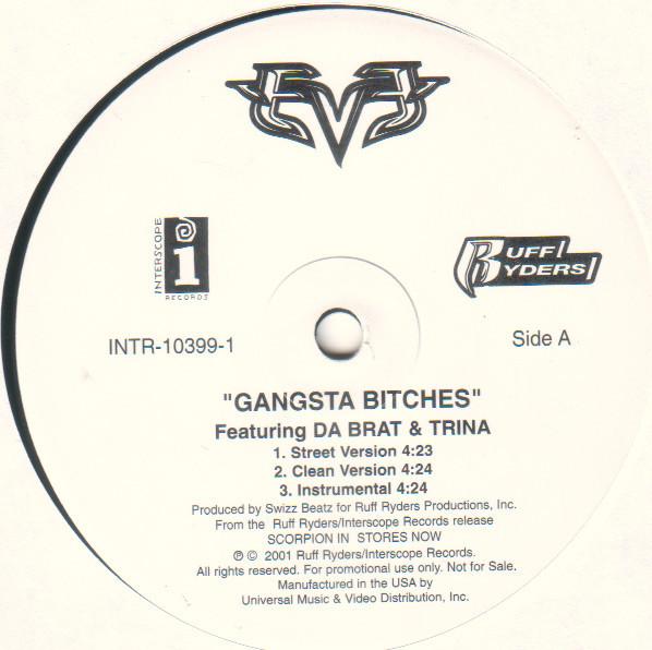 12-дюймовая пластинка EVE - Gangsta Bitches / Scream Double R INTR103991 Interscope Reco 2001 US Рэп и хип-хоп/R&B Б/У
12-дюймовая пластинка EVE - Gangsta Bitches / Scream Double R INTR103991 Interscope Reco 2001 US Рэп и хип-хоп/R&B Б/У