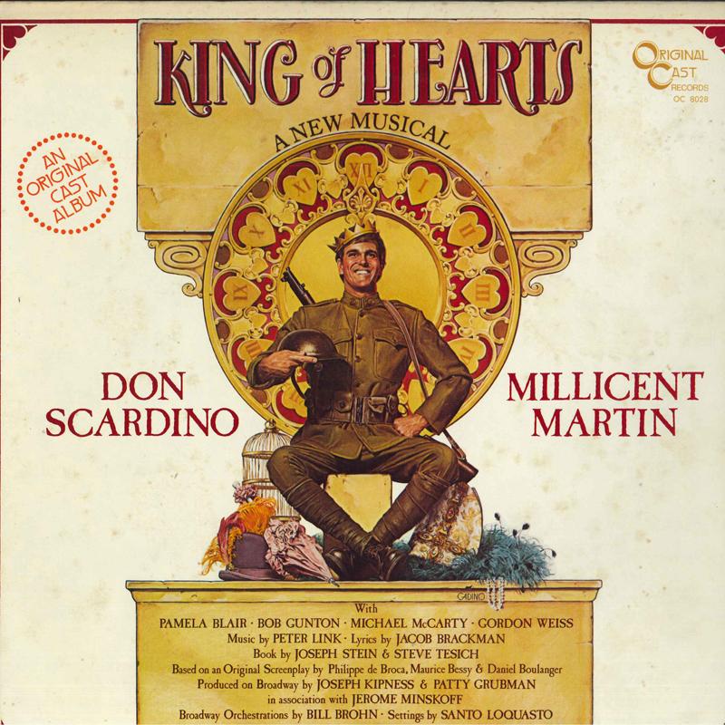 LP Record DON SCARDINO, MILLICENT MARTIN - King Of Hearts OS8028 ORIGINAL CAST R 1980 US Soundtracks & Musicals Used
LP Record DON SCARDINO, MILLICENT MARTIN - King Of Hearts OS8028 ORIGINAL CAST R 1980 US Soundtracks & Musicals Used