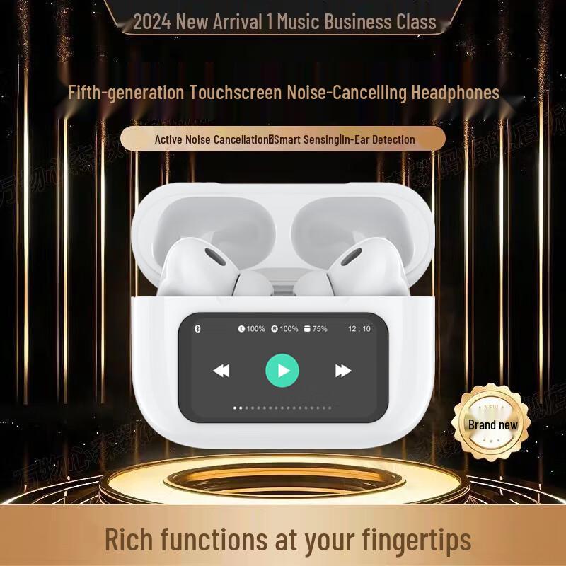 Sailland A9 Pro True Wireless Noise-Cancelling Touchscreen Earbuds
Sailland A9 Pro True Wireless Noise-Cancelling Touchscreen Earbuds