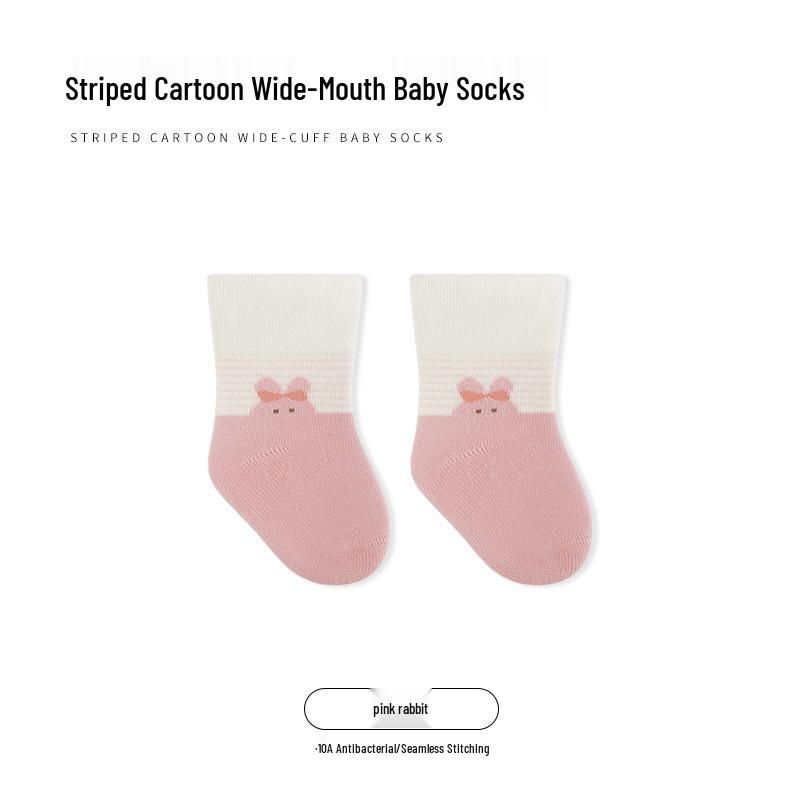 Premium Baby Mid-Calf Cartoon Striped Socks - Breathable Combed Cotton, Class A, Newborn Spring Collection XS 0-6 months
Premium Baby Mid-Calf Cartoon Striped Socks - Breathable Combed Cotton, Class A, Newborn Spring Collection XS 0-6 months