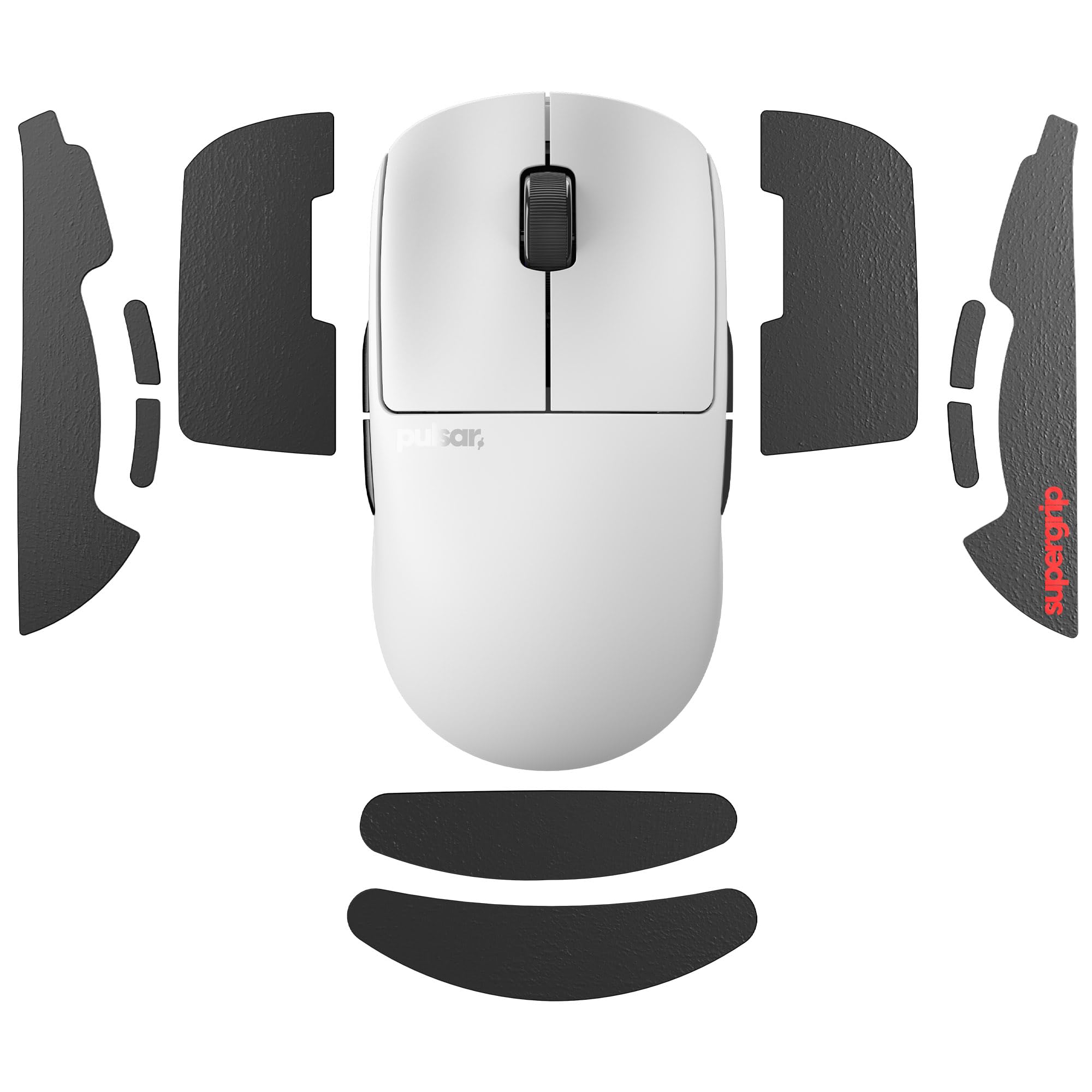 Pulsar Gaming Gears Supergrip X2A Medium Gaming Mouse Grip Pre-cut Anti-Slip Anti-Slip Tape, Ultra-Thin чорний
Pulsar Gaming Gears Supergrip X2A Medium Gaming Mouse Grip Pre-cut Anti-Slip Anti-Slip Tape, Ultra-Thin чорний
