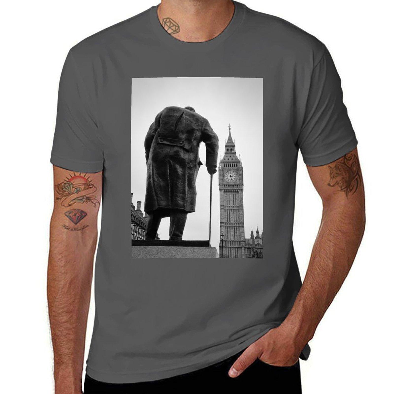 Churchills walk to Big Ben T-Shirt t shirt man casual t shirt custom print T-Shirt 4XL
Churchills walk to Big Ben T-Shirt t shirt man casual t shirt custom print T-Shirt 4XL