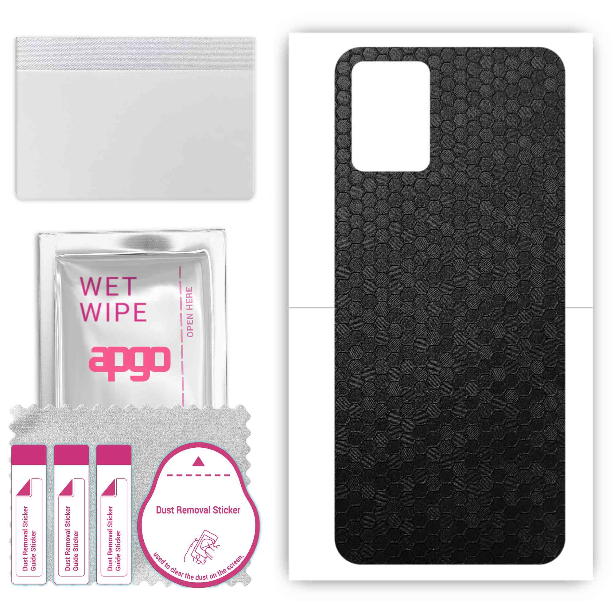apgo Protective Skin Sticker for the back compatible with Motorola Edge 30 Neo, Wrap Film, Foil, Vinyl - Pattern Black Honeycomb
apgo Protective Skin Sticker for the back compatible with Motorola Edge 30 Neo, Wrap Film, Foil, Vinyl - Pattern Black Honeycomb
