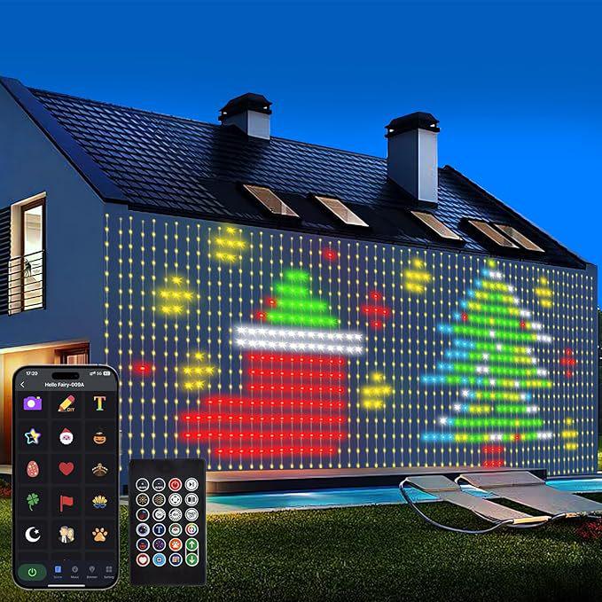 Bluetooth Dreamcolor Smart Curtain Lights - Copper Wire Christmas Decorations Atmosphere Lighting Copper Wire Type 3x3M-4 Functions
Bluetooth Dreamcolor Smart Curtain Lights - Copper Wire Christmas Decorations Atmosphere Lighting Copper Wire Type 3x3M-4 Functions