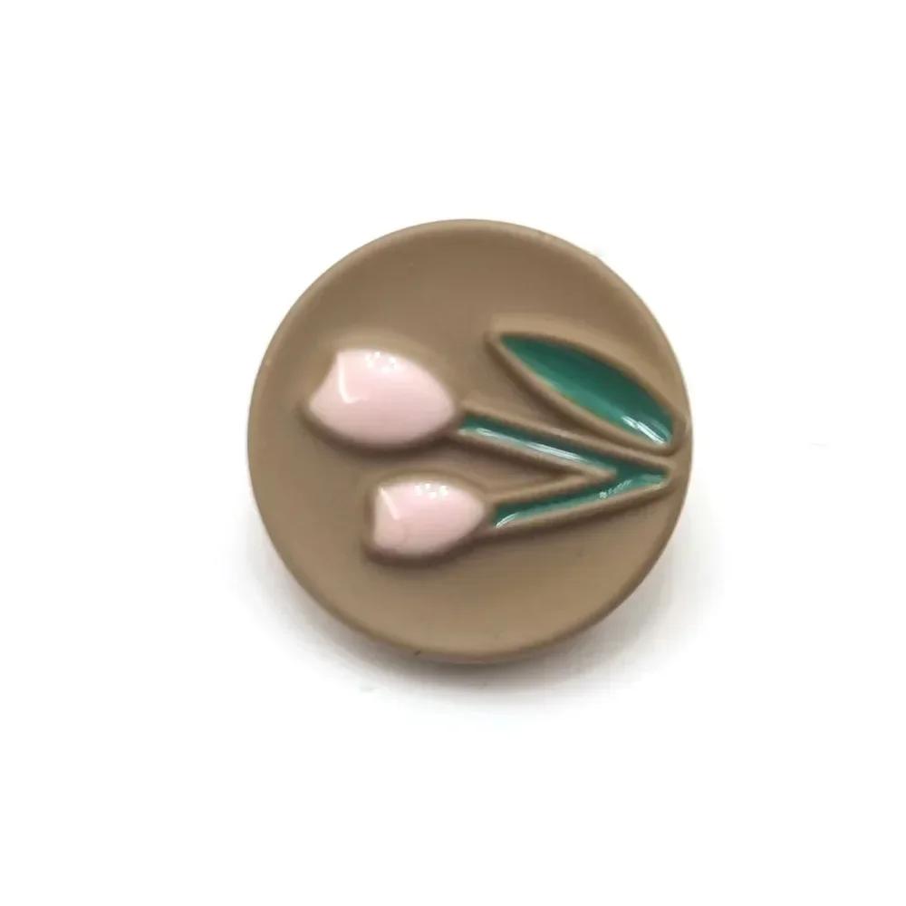 10pcs Colorful Tulip Flowers Decor Small Shank Buttons for Children Shirt Cardigan Clothes Sweater Coat DIY Crafts Supplies 17.5mm кавовий
10pcs Colorful Tulip Flowers Decor Small Shank Buttons for Children Shirt Cardigan Clothes Sweater Coat DIY Crafts Supplies 17.5mm кавовий