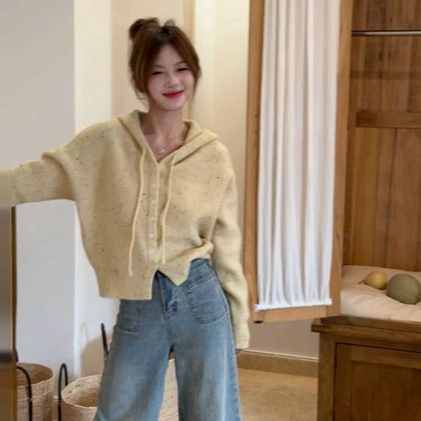 Women s Hooded Knit Cardigan - Autumn/Winter Short Sweater S (40kg-45kg) розовый
Women s Hooded Knit Cardigan - Autumn/Winter Short Sweater S (40kg-45kg) розовый