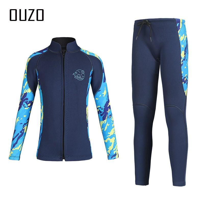 2.5mm Children s Diving Suit Long-sleeved Split Surfsuit Men Girls Cold-proof Warm Jellyfish Swimsuit S
2.5mm Children s Diving Suit Long-sleeved Split Surfsuit Men Girls Cold-proof Warm Jellyfish Swimsuit S