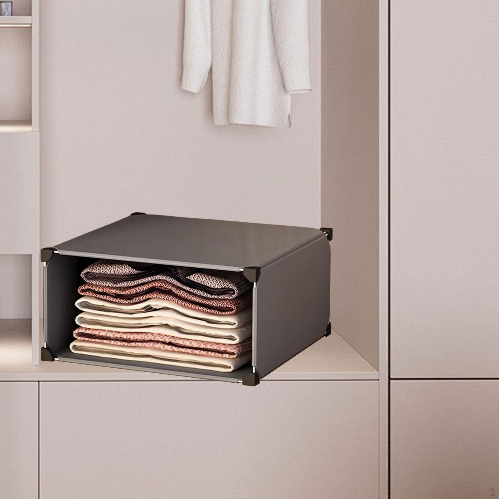 Stackable Closet Organizer Holder Large Capacity Decorative DIY Space Saving Storage Shelf for
Stackable Closet Organizer Holder Large Capacity Decorative DIY Space Saving Storage Shelf for