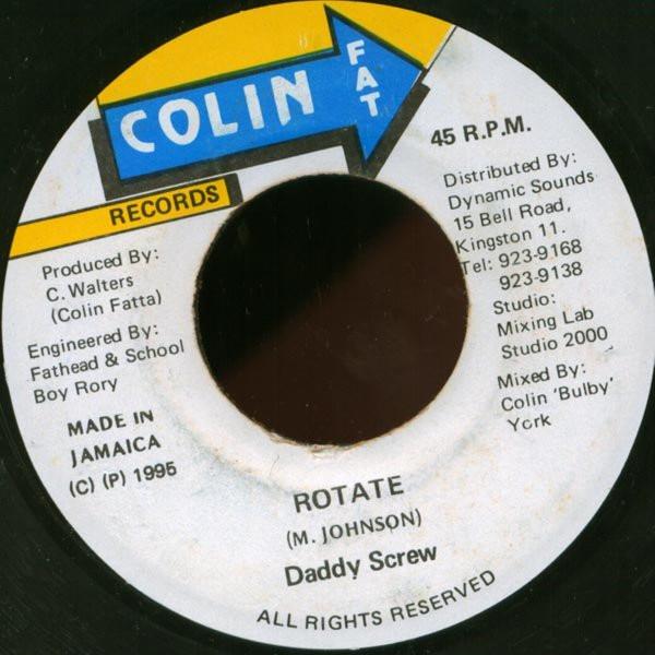 7inch Record DADDY SCREW - Rotate NONE Colin Fat Recor 1995 Jamaica Reggae, Ska & Dub Used
7inch Record DADDY SCREW - Rotate NONE Colin Fat Recor 1995 Jamaica Reggae, Ska & Dub Used