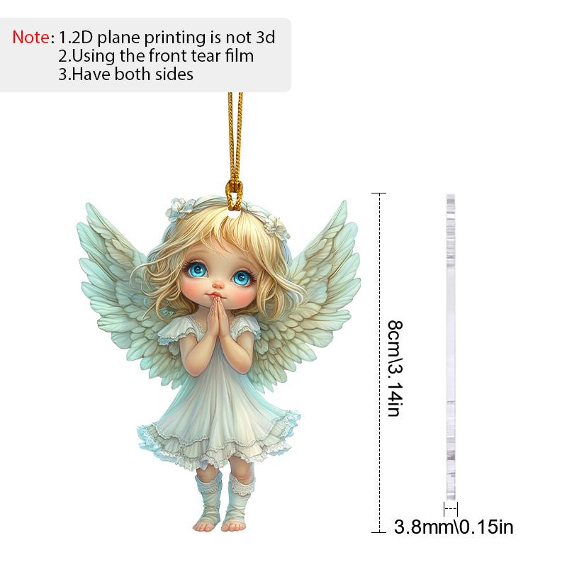 2D плоские крылья ангела акриловые украшения с золотой веревкой, реалистичный угловой кулон, подвесной декор для зеркала заднего вида, милые подарки для семьи и друзей 03;1pc
2D плоские крылья ангела акриловые украшения с золотой веревкой, реалистичный угловой кулон, подвесной декор для зеркала заднего вида, милые подарки для семьи и друзей 03;1pc