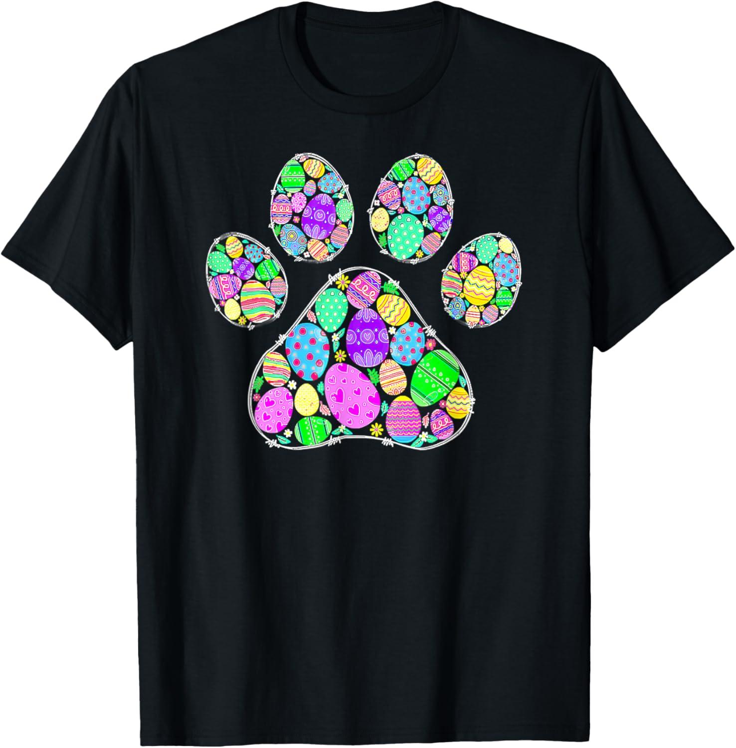 Easter Paw Print Colorful Eggs Graphic Tee Casual Crew Neck Cotton T-Shirt for Pet Lovers 4XL
Easter Paw Print Colorful Eggs Graphic Tee Casual Crew Neck Cotton T-Shirt for Pet Lovers 4XL