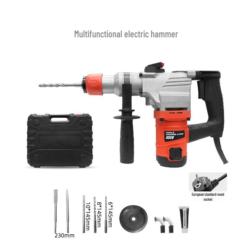 Multifunctional 3-in-1 Electric Drill: Lightweight Hammer & Impact Dual-Use
Multifunctional 3-in-1 Electric Drill: Lightweight Hammer & Impact Dual-Use