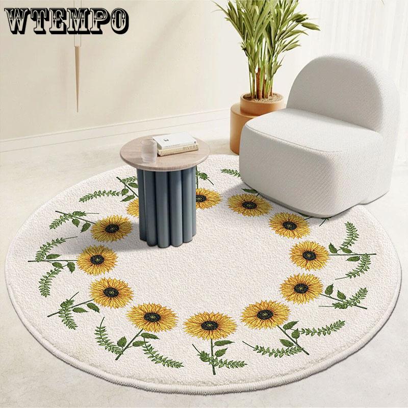 Living Room Circular Carpet Dirt Resistant and Wear-resistant Floor Mat Bedroom Easy To Maintain Bedside Carpet 60 * 60CM
Living Room Circular Carpet Dirt Resistant and Wear-resistant Floor Mat Bedroom Easy To Maintain Bedside Carpet 60 * 60CM