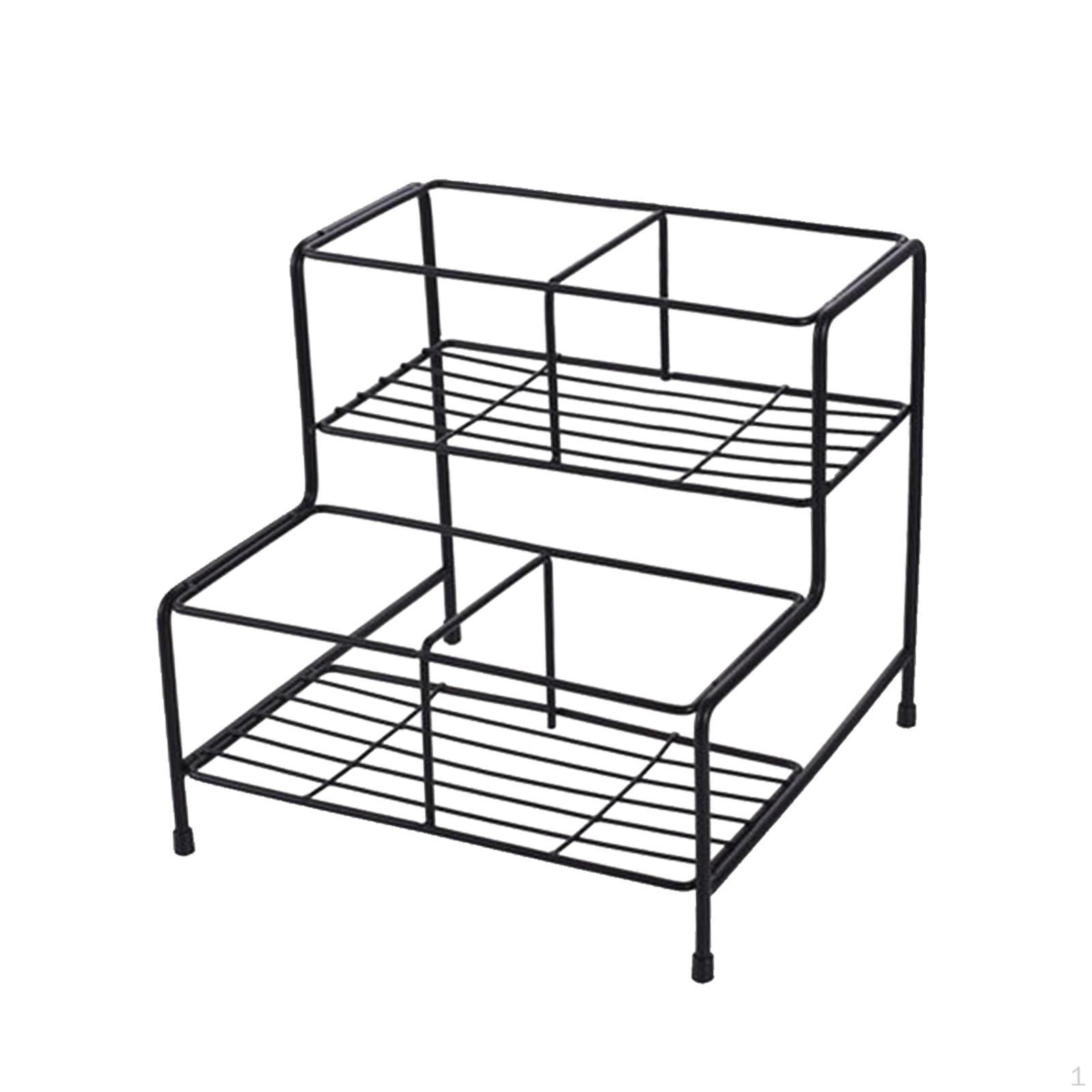 2-х уровневый декоративный держатель для бутылок сиропа, современные многофункциональные металлические полки для хранения, винная стойка для 6 Grids
2-х уровневый декоративный держатель для бутылок сиропа, современные многофункциональные металлические полки для хранения, винная стойка для 6 Grids