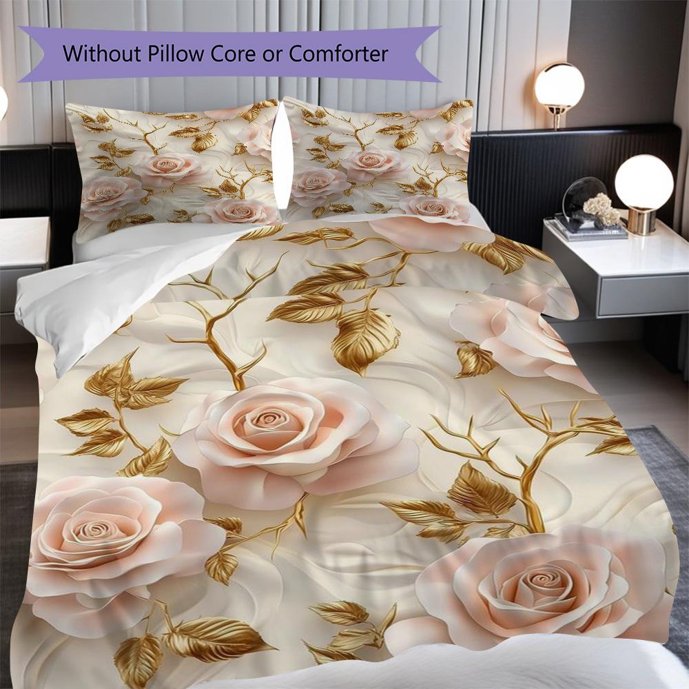 1PC Rose pattern Bedding Quilt Set Quilt Cover Pillowcase Home Decoration Birthday Gift (1 * duvet cover + 19 * pillowcase, without core) 135x200cm
1PC Rose pattern Bedding Quilt Set Quilt Cover Pillowcase Home Decoration Birthday Gift (1 * duvet cover + 19 * pillowcase, without core) 135x200cm