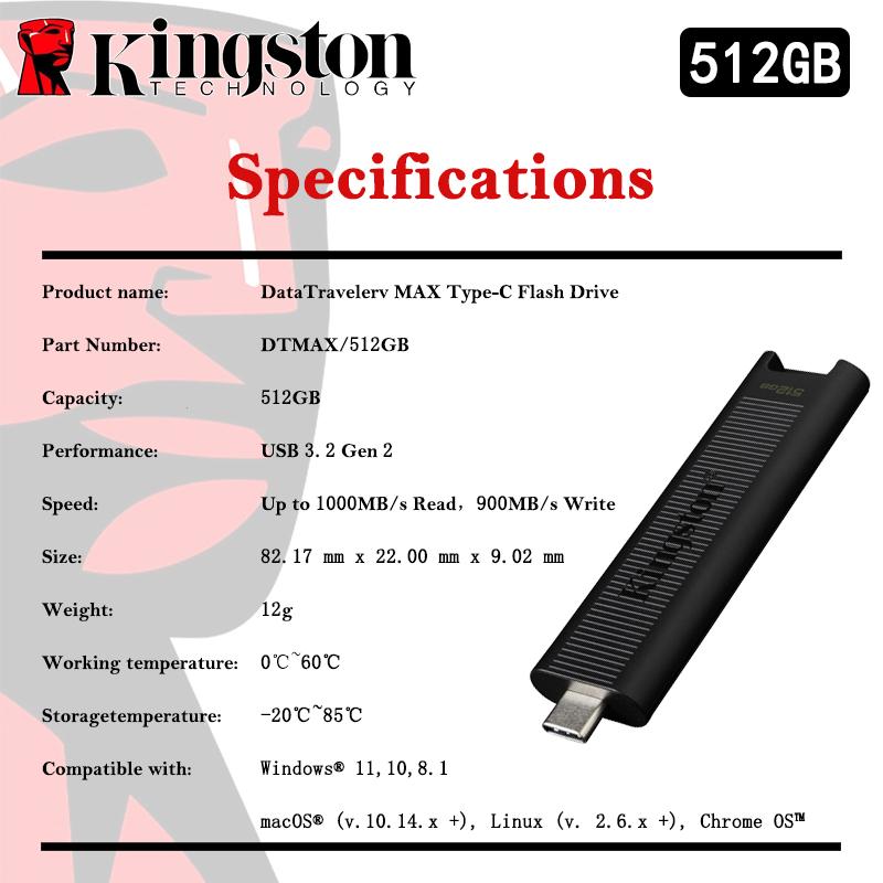 Kingston 512G USB-C USB-A Флеш-накопитель скорость чтения 1000 МБ/с Высокопроизводительный TYPE-C USB 3.2 Gen 2 Серия USB Флеш-накопитель стик 256 ГБ/512 ГБ/1 ТБ DataTraveler Max Type-C 512GB
Kingston 512G USB-C USB-A Флеш-накопитель скорость чтения 1000 МБ/с Высокопроизводительный TYPE-C USB 3.2 Gen 2 Серия USB Флеш-накопитель стик 256 ГБ/512 ГБ/1 ТБ DataTraveler Max Type-C 512GB