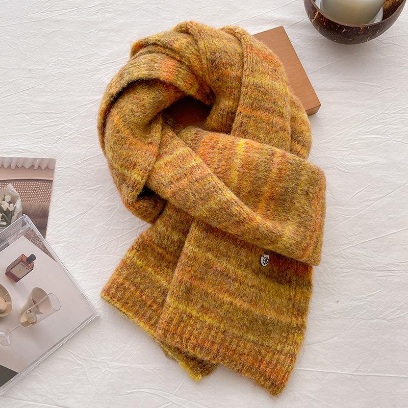 Шерстяной дофаминово-розовый шарф женский зимний мягкий восковой ветрозащитный высококачественный вязаный теплый шарф жёлтый
Шерстяной дофаминово-розовый шарф женский зимний мягкий восковой ветрозащитный высококачественный вязаный теплый шарф жёлтый