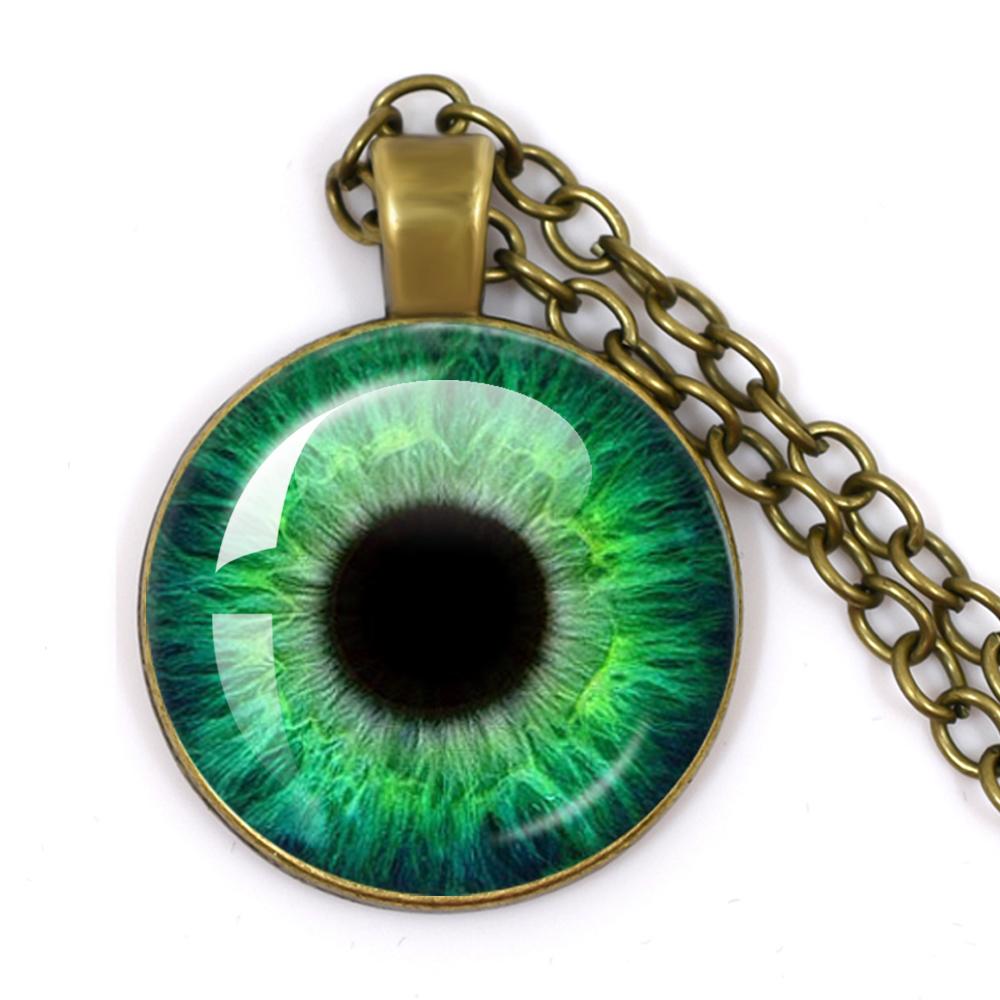 Charming Green Eyes Evil Eye Necklace Handmade Glass Dome Pendant Beautiful Animal Dragon Cats Eye Jewelry Men For Gift
Charming Green Eyes Evil Eye Necklace Handmade Glass Dome Pendant Beautiful Animal Dragon Cats Eye Jewelry Men For Gift