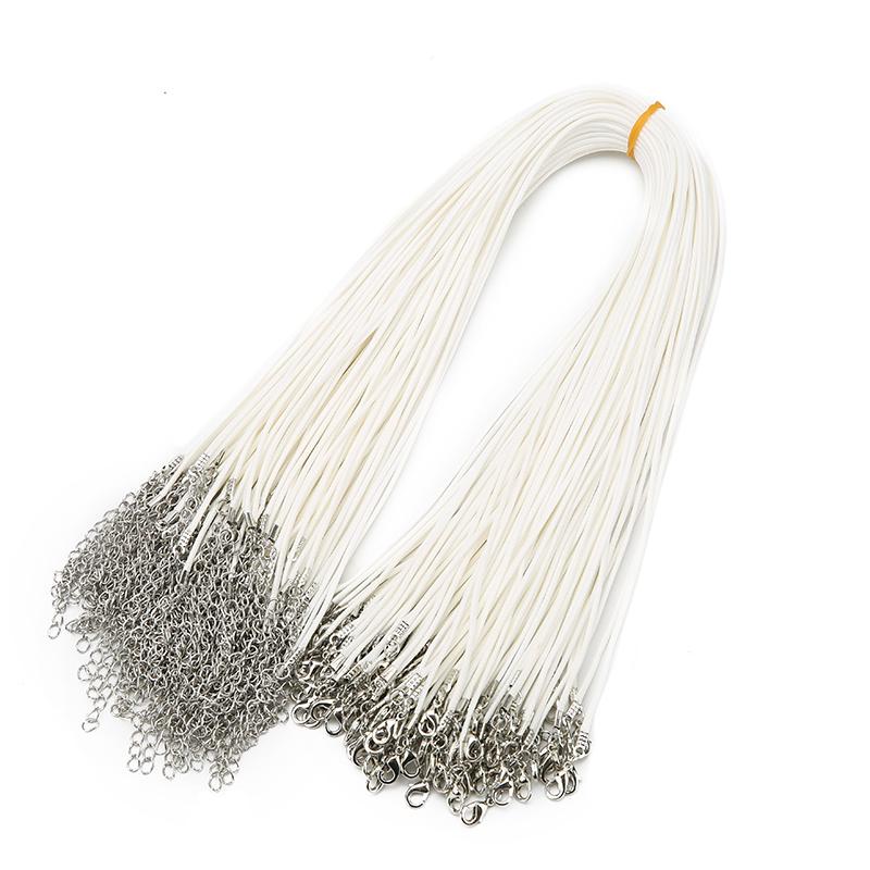 20pcs/lot Waxed Cord Lobster Clasps Necklace Diameter 1.5mm Black Red Korean Waxed Rope Thread For Jewelry Making Length 45cm 1.5mm 45cm
20pcs/lot Waxed Cord Lobster Clasps Necklace Diameter 1.5mm Black Red Korean Waxed Rope Thread For Jewelry Making Length 45cm 1.5mm 45cm