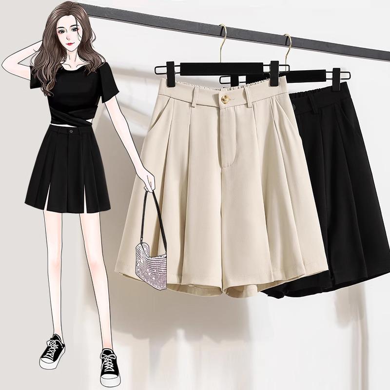 Plus Size Women s A-line High Waist Casual Shorts - Autumn Slimming Wide Leg, 5-Point Fit Medium абрикосовий
Plus Size Women s A-line High Waist Casual Shorts - Autumn Slimming Wide Leg, 5-Point Fit Medium абрикосовий