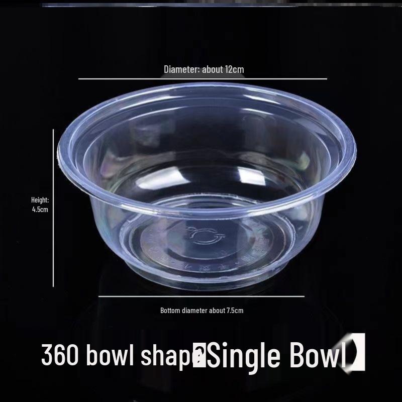 Transparent Thickened Disposable Plastic Bowl - Round, No Lid, Heat-Resistant for Home and Commercial Use
Transparent Thickened Disposable Plastic Bowl - Round, No Lid, Heat-Resistant for Home and Commercial Use