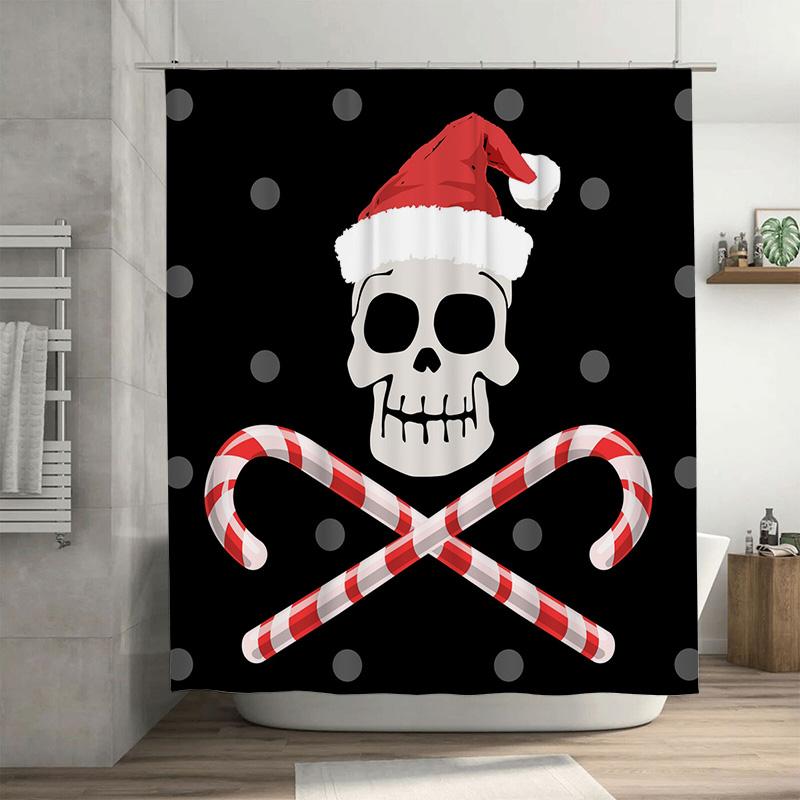 Tu Christmas Skull Shower Curtain Spooky Halloween Decor Gothic Horror Bathroom Set Vintage Skull Pattern Tapestry Wall Hanging W60H190(CM)-1 Pcs
Tu Christmas Skull Shower Curtain Spooky Halloween Decor Gothic Horror Bathroom Set Vintage Skull Pattern Tapestry Wall Hanging W60H190(CM)-1 Pcs