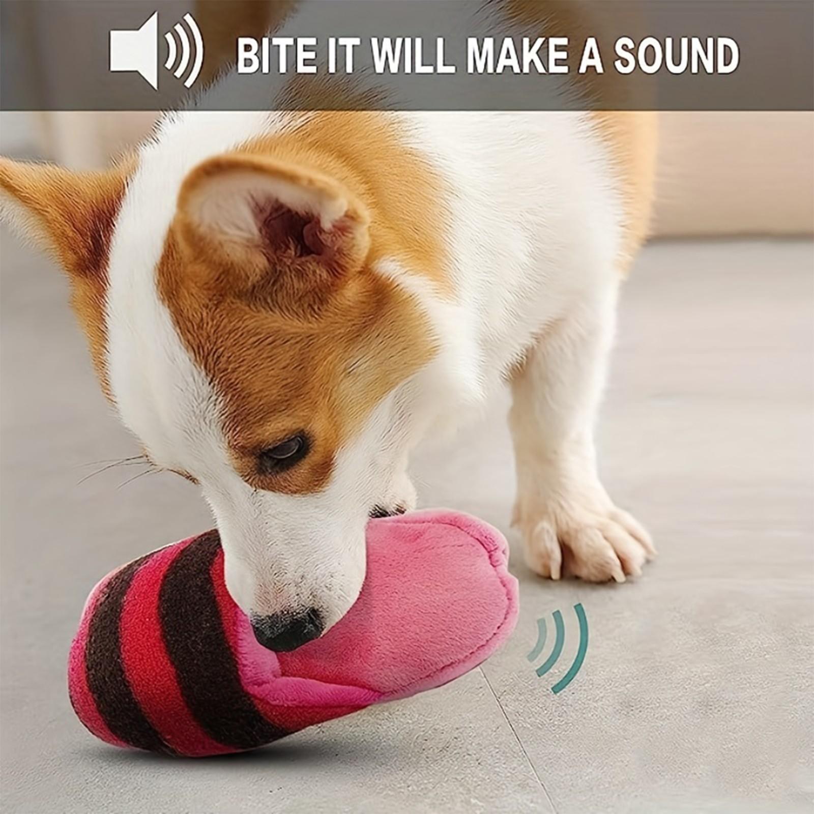 Плюшевые тапочки для питомцев, говорящие, прорезыватель для питомцев One Size красный
Плюшевые тапочки для питомцев, говорящие, прорезыватель для питомцев One Size красный