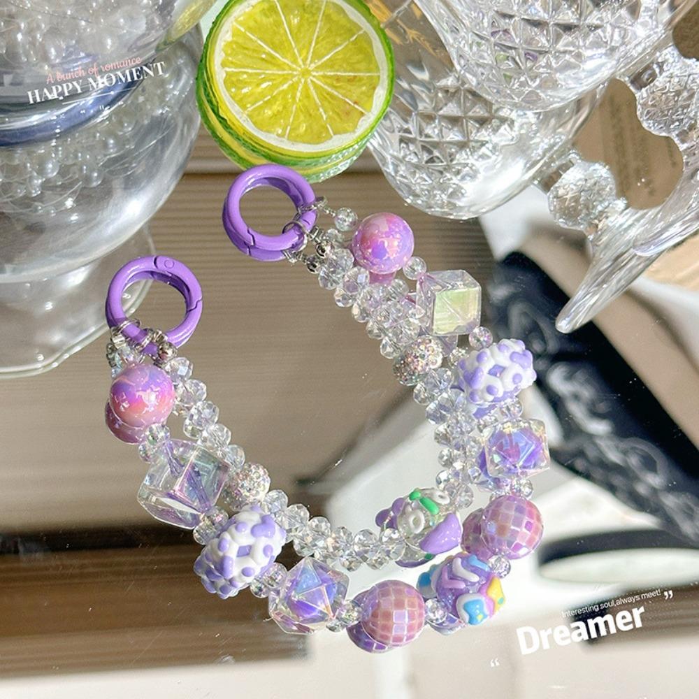 Double Chain Bag Pendant Keychain Glass Phone Lanyard Fashion Mobile Phone Strap фиолетовый
Double Chain Bag Pendant Keychain Glass Phone Lanyard Fashion Mobile Phone Strap фиолетовый