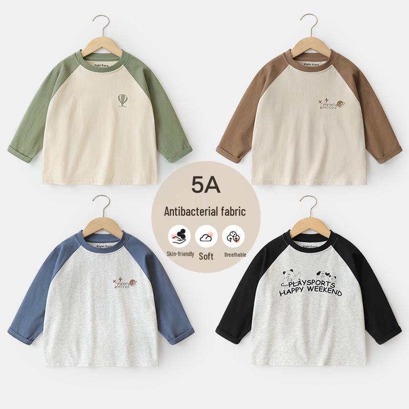Boys Antibacterial Pure Cotton Long-Sleeve T-Shirt for Spring and Autumn - Kids Comfortable Fashion Undershirt 100 cm
Boys Antibacterial Pure Cotton Long-Sleeve T-Shirt for Spring and Autumn - Kids Comfortable Fashion Undershirt 100 cm