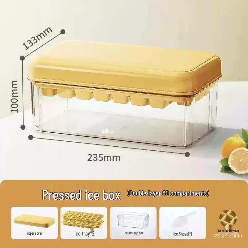 Little Bear Double-Layer 60-Grid Ice Tray & Baby Food Freezer Storage Set
Little Bear Double-Layer 60-Grid Ice Tray & Baby Food Freezer Storage Set