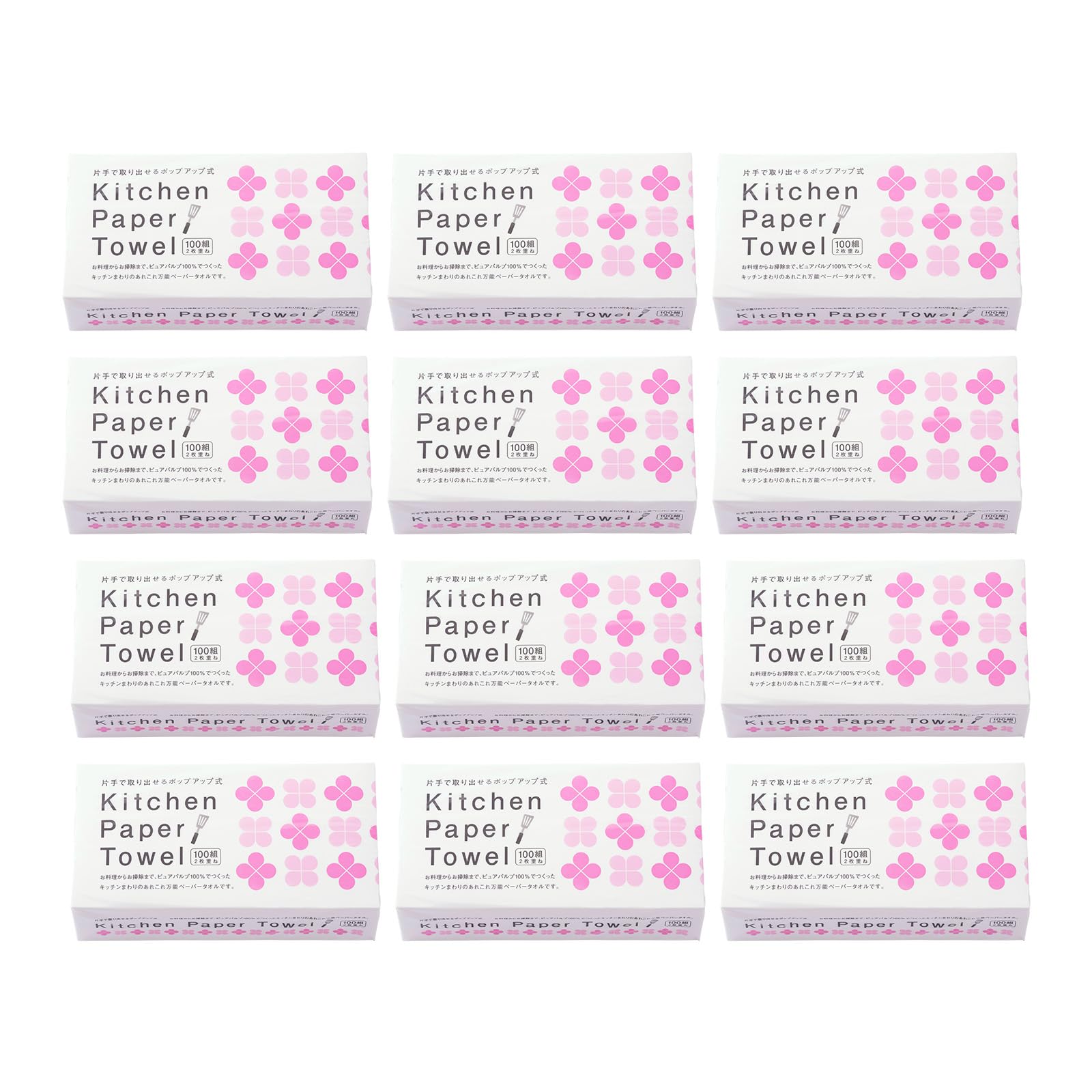 Toyo Pure Pulp Kitchen Paper Soft 100 комплектів 12 шт. 100% рушник, тип, висувний тип, 2 упаковки, (200 аркушів),
Toyo Pure Pulp Kitchen Paper Soft 100 комплектів 12 шт. 100% рушник, тип, висувний тип, 2 упаковки, (200 аркушів),
