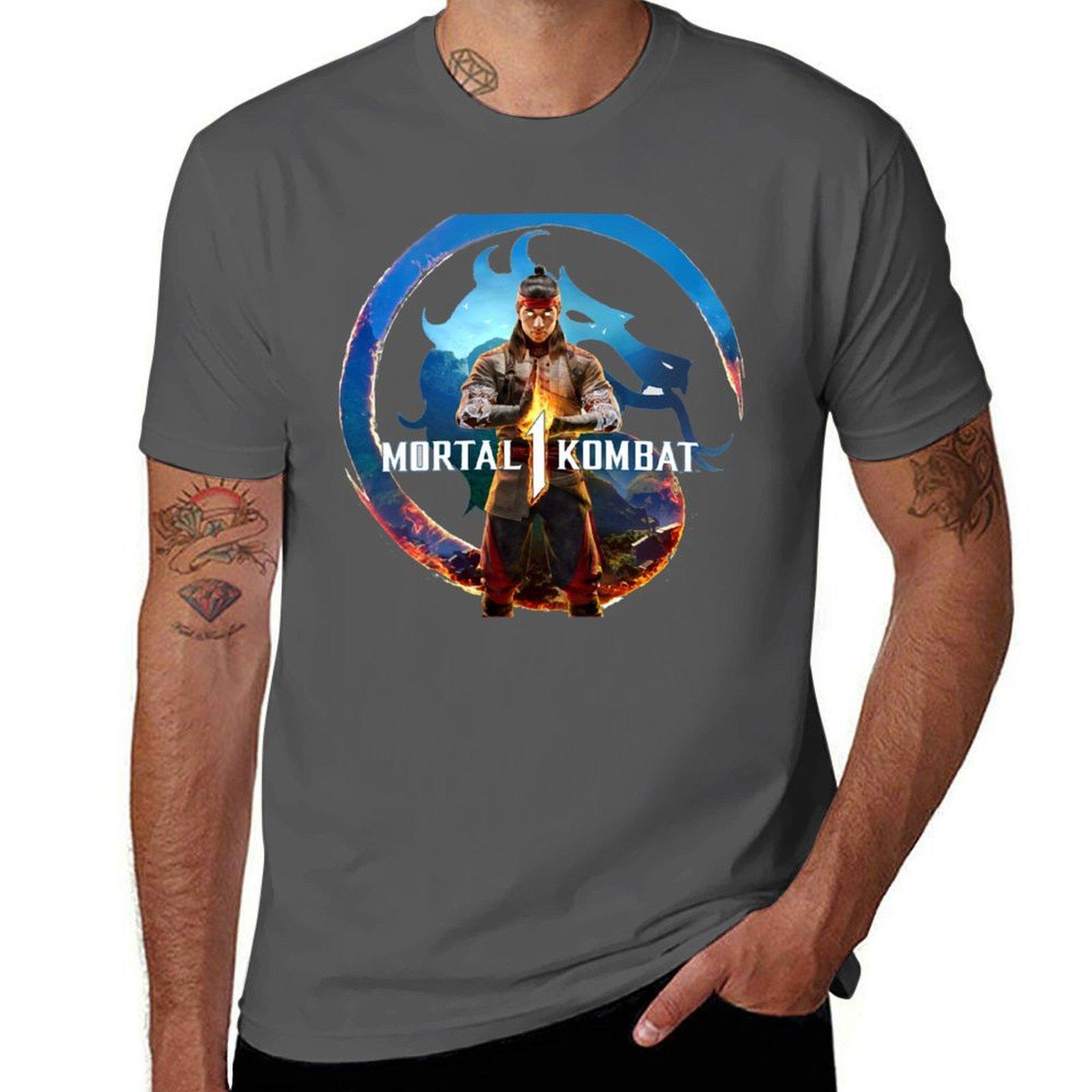 MK12 Mortal Kombat 1 Logo T-Shirt t shirts for man cotton black cotton t-shirt plain for man package T-Shirt 4XL
MK12 Mortal Kombat 1 Logo T-Shirt t shirts for man cotton black cotton t-shirt plain for man package T-Shirt 4XL