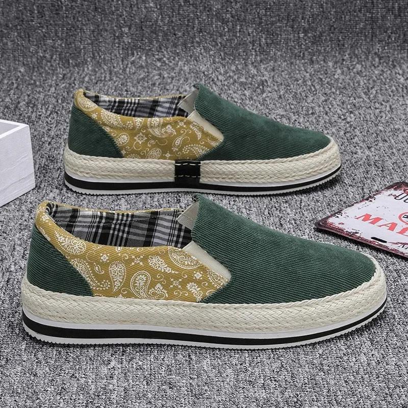 Чоловіче в язане вельветове взуття Four Seasons Leisure Leisure Fashion Легке та дихаюче ледаче взуття з одним кроком 44 зелений
Чоловіче в язане вельветове взуття Four Seasons Leisure Leisure Fashion Легке та дихаюче ледаче взуття з одним кроком 44 зелений