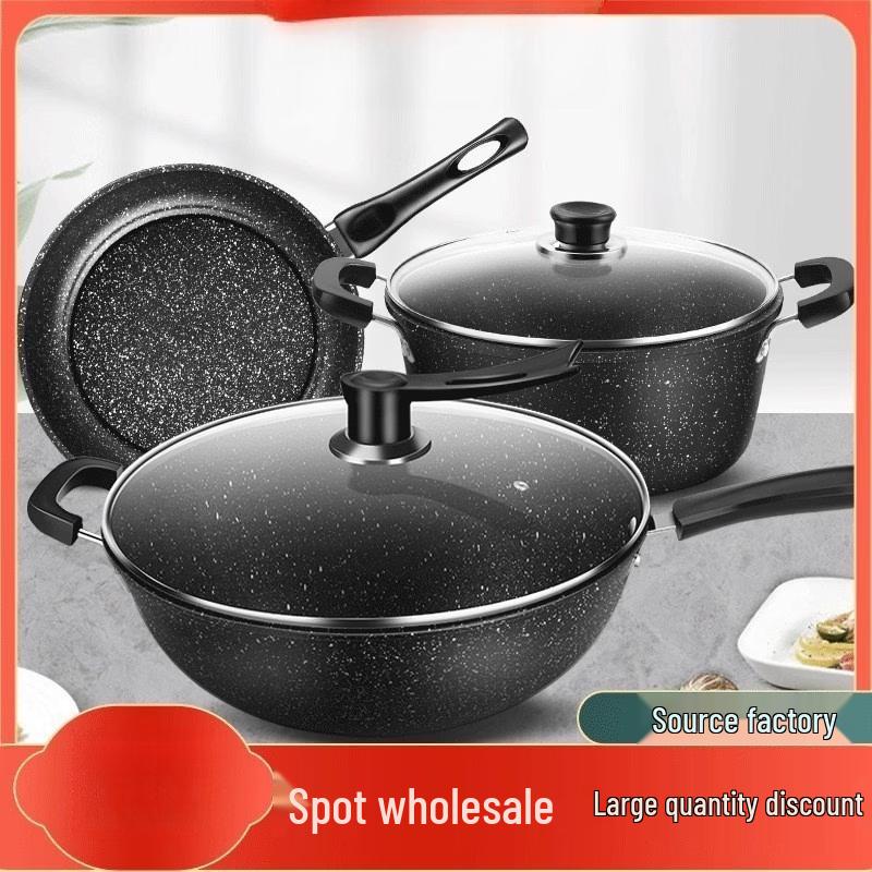 Chef s Non-stick Wok and Frying Pan Set
Chef s Non-stick Wok and Frying Pan Set