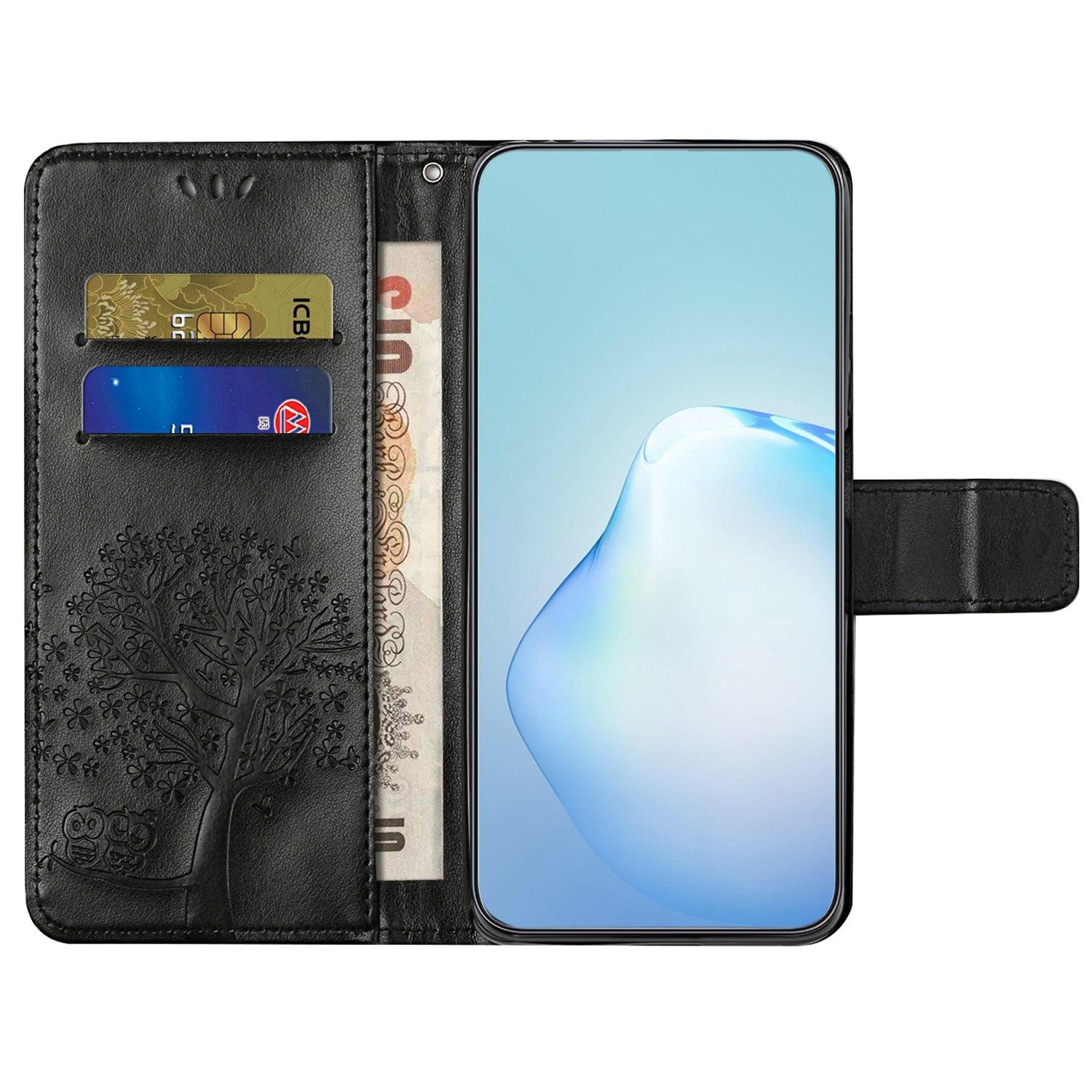 For OnePlus 10T 5G/Ace Pro 5G Drop-proof PU Leather Phone Case Imprinted Owl Tree Pattern Wallet Stand Protective Shell with Wrist Strap Black
For OnePlus 10T 5G/Ace Pro 5G Drop-proof PU Leather Phone Case Imprinted Owl Tree Pattern Wallet Stand Protective Shell with Wrist Strap Black