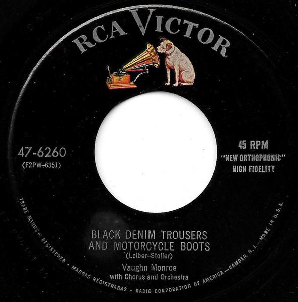 7-дюймовая пластинка VAUGHN MONROE Черные джинсовые брюки и мотоцикл 476260 RCA Victor 1955 US Pop Б/у
7-дюймовая пластинка VAUGHN MONROE Черные джинсовые брюки и мотоцикл 476260 RCA Victor 1955 US Pop Б/у