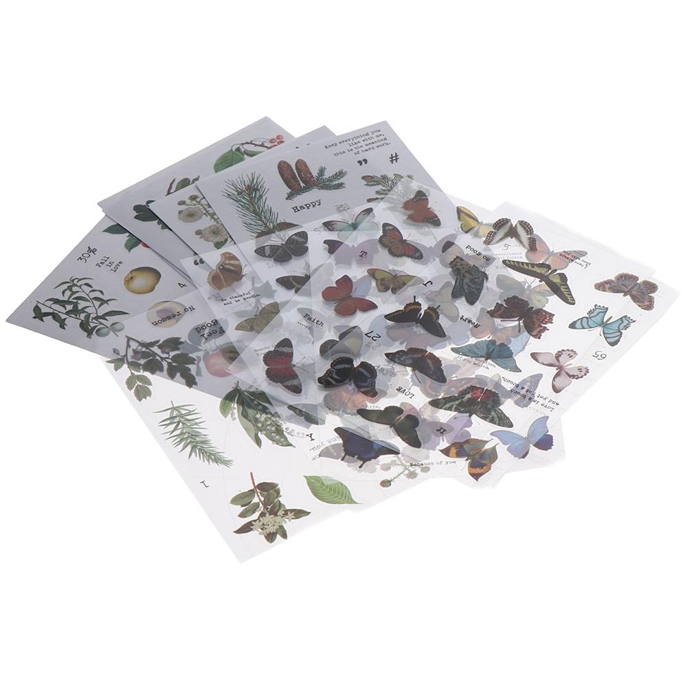 32Sheets PET Flower Stickers Multicolored Plants Stickers Vintage Stickers Butterfly Stickers DIY
32Sheets PET Flower Stickers Multicolored Plants Stickers Vintage Stickers Butterfly Stickers DIY
