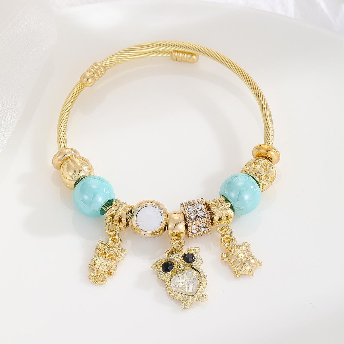 Золотой браслет-подвеска «Дельфин» из нержавеющей стали с бриллиантами для женщин
Золотой браслет-подвеска «Дельфин» из нержавеющей стали с бриллиантами для женщин