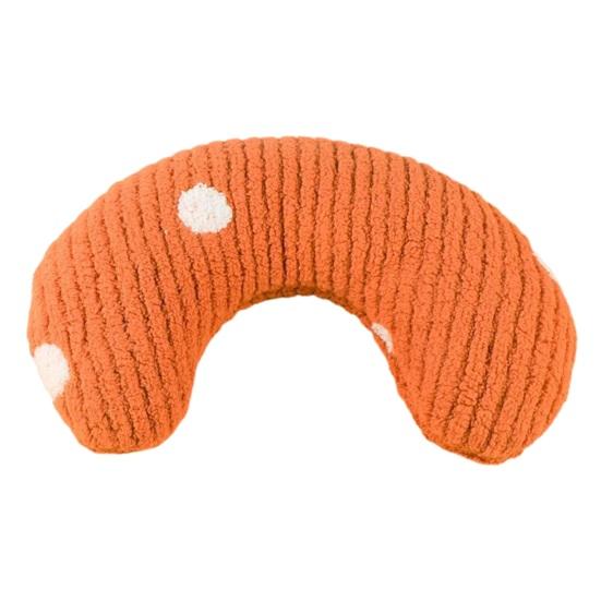 Специальная подушка для кошек Мягкая, отскакивающая, U-образная, дышащая, не деформирующаяся, удобная, эргономичная конструкция темно-оранжевого