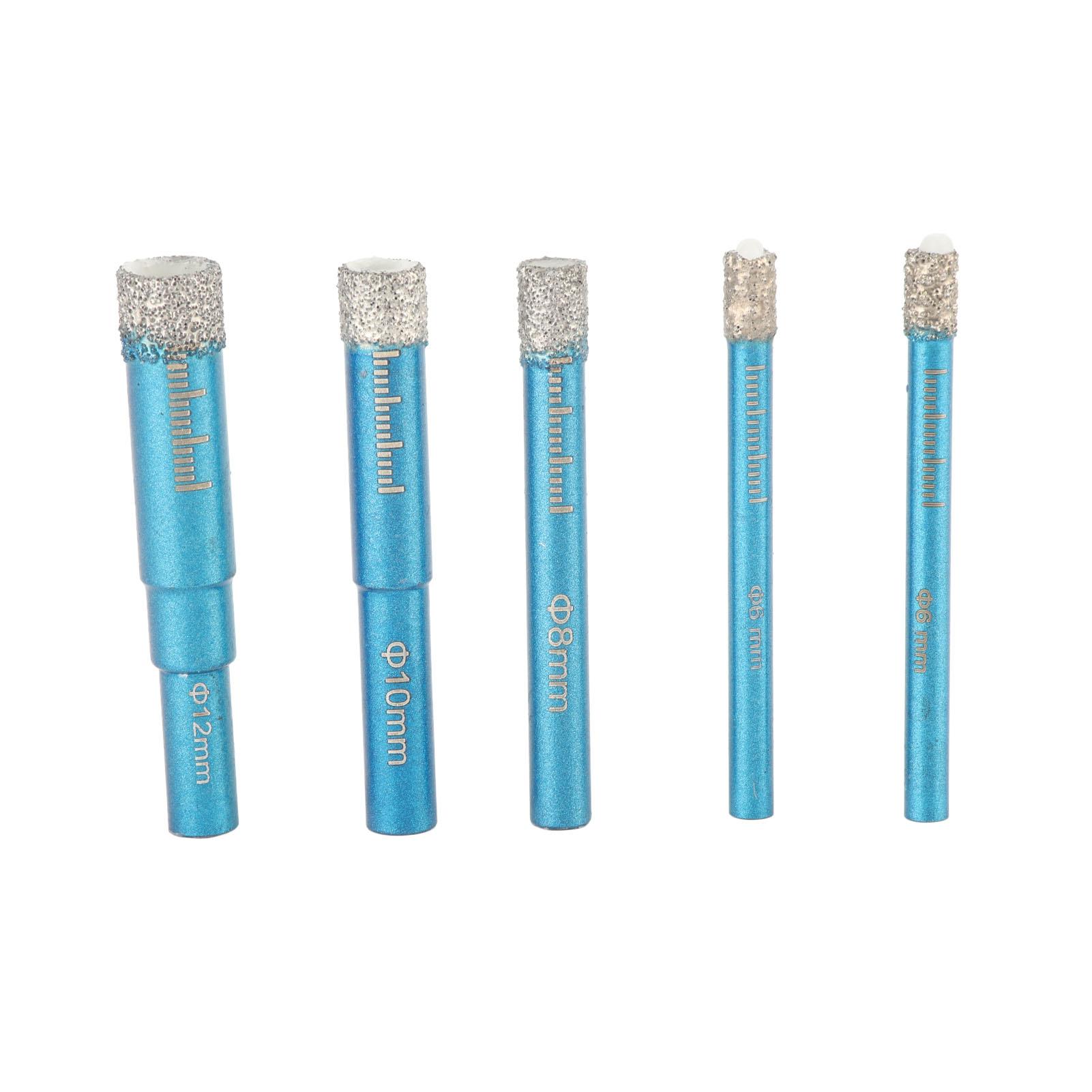 5Pcs Brazing Hole Opener Diamond Brazed Saw Multifunctional Marble Tile Glass Drill Power Tool
5Pcs Brazing Hole Opener Diamond Brazed Saw Multifunctional Marble Tile Glass Drill Power Tool